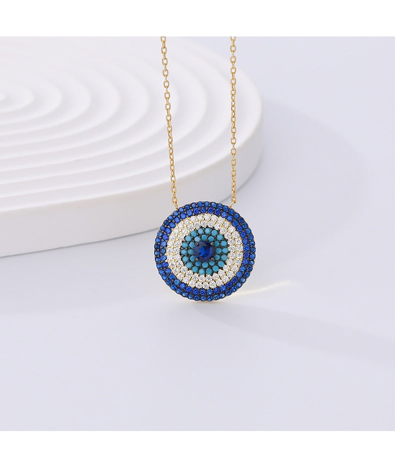 Blue Evil Eye Necklace