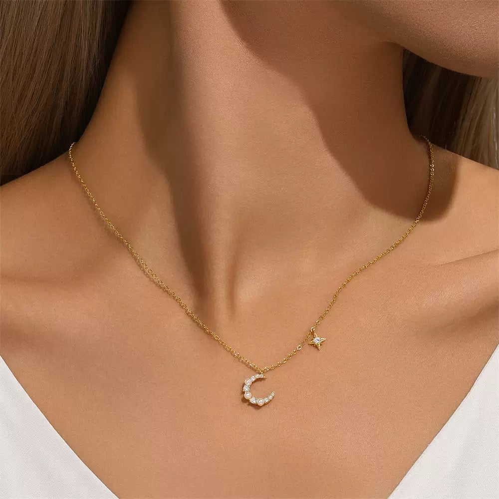 Pearl Moon Necklace