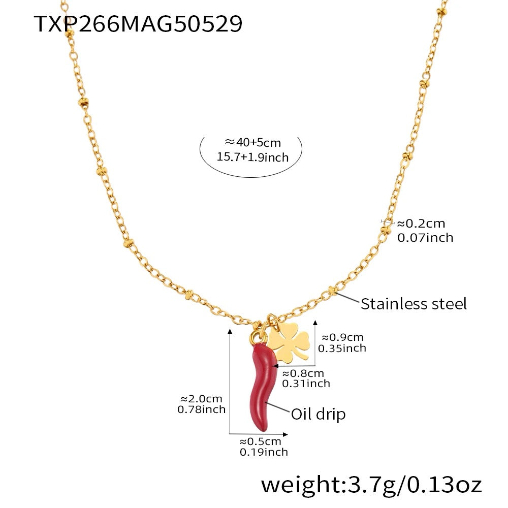 Twomoon Chilli Necklace