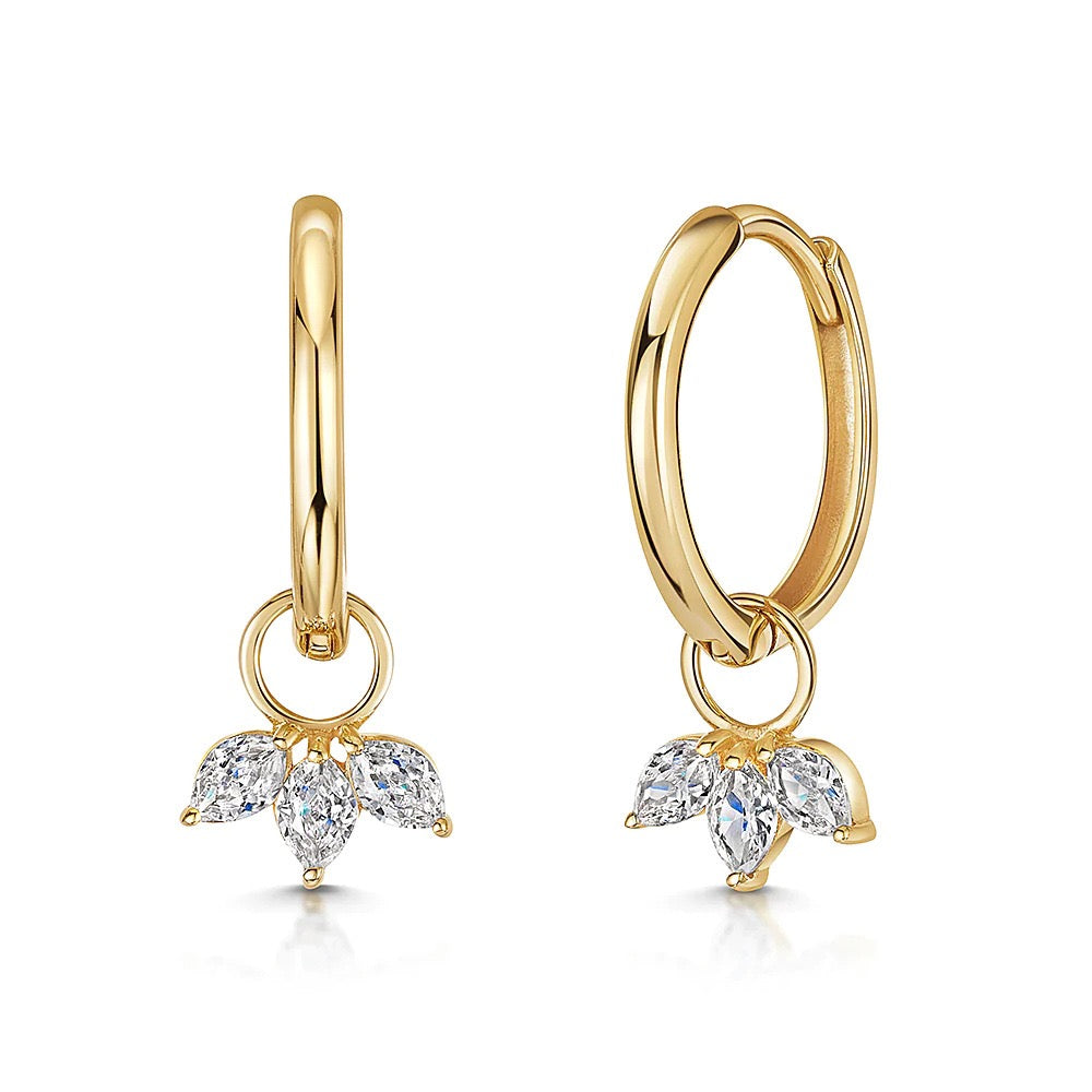 Flower Petal Earrings