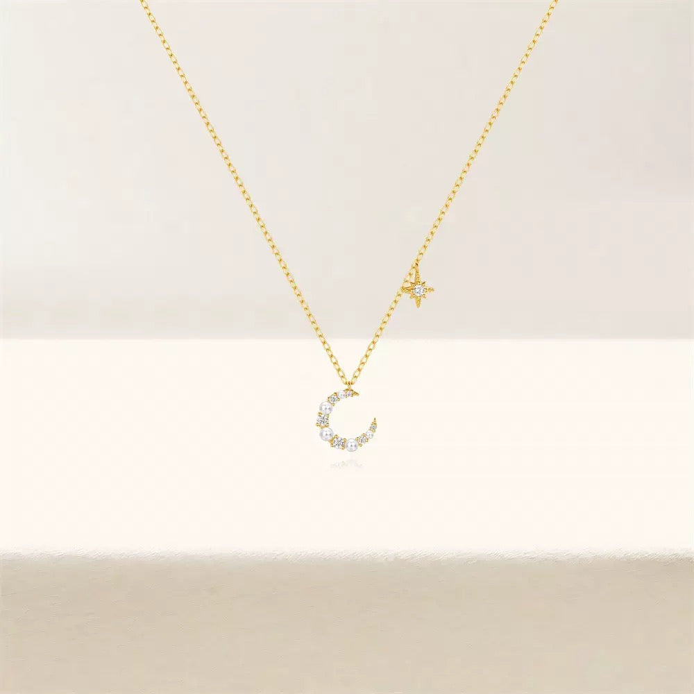 Pearl Moon Necklace