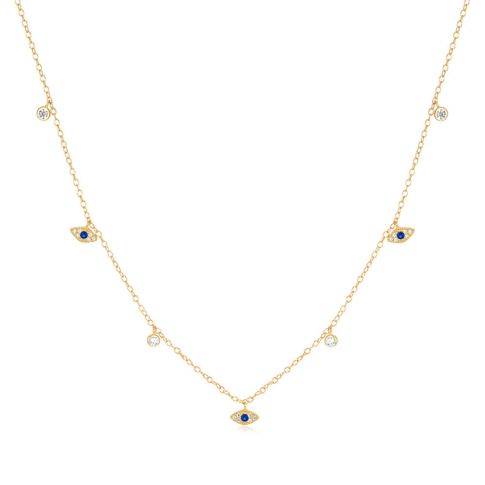 Evil Eye Trio Necklace