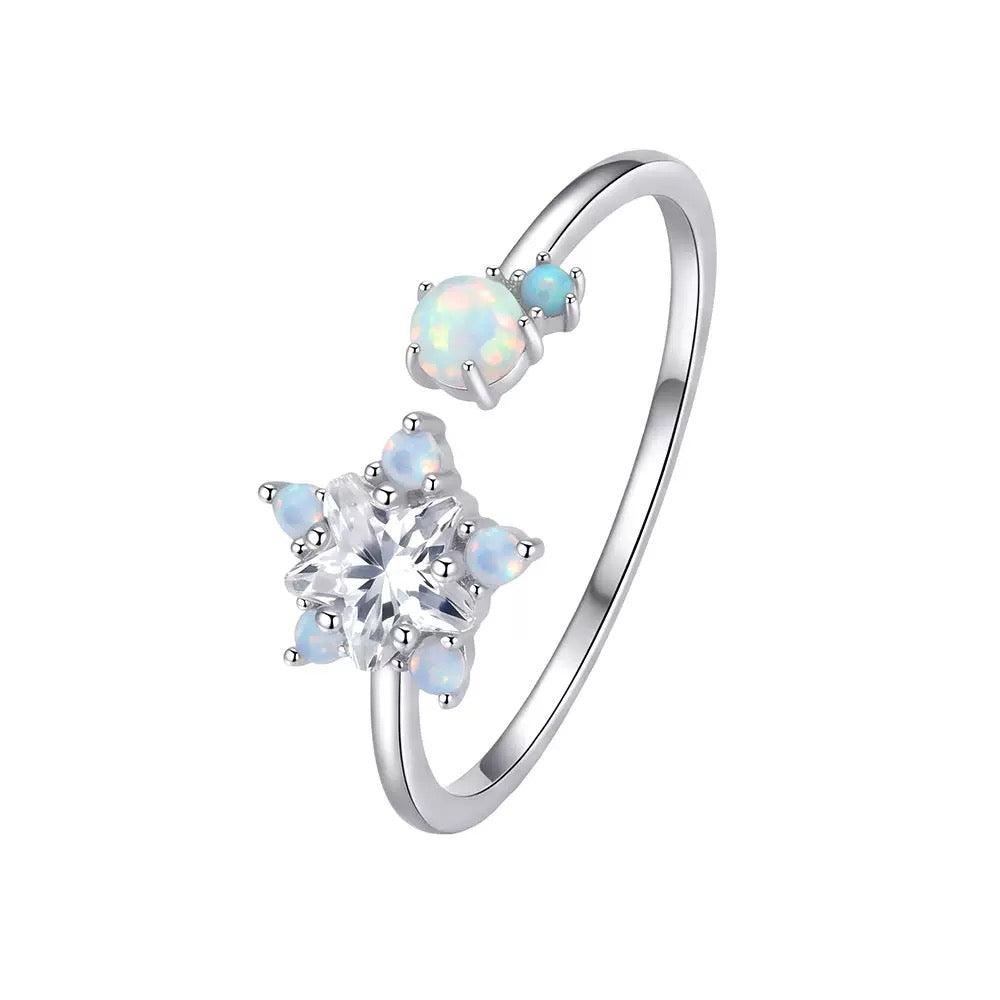 Opal Starlight Ring