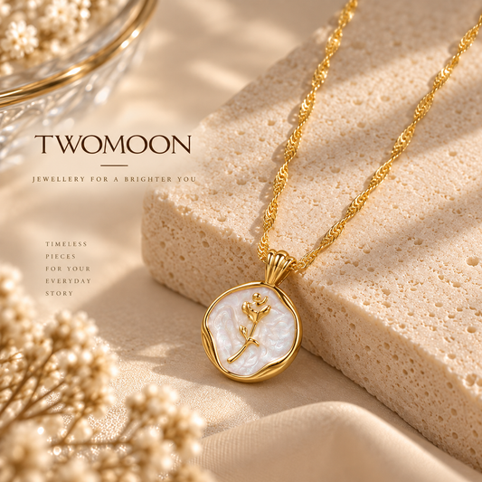 Rose Pendant Necklace