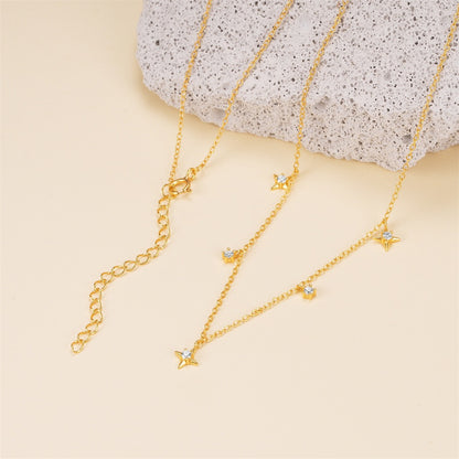Little Cross Star Necklace