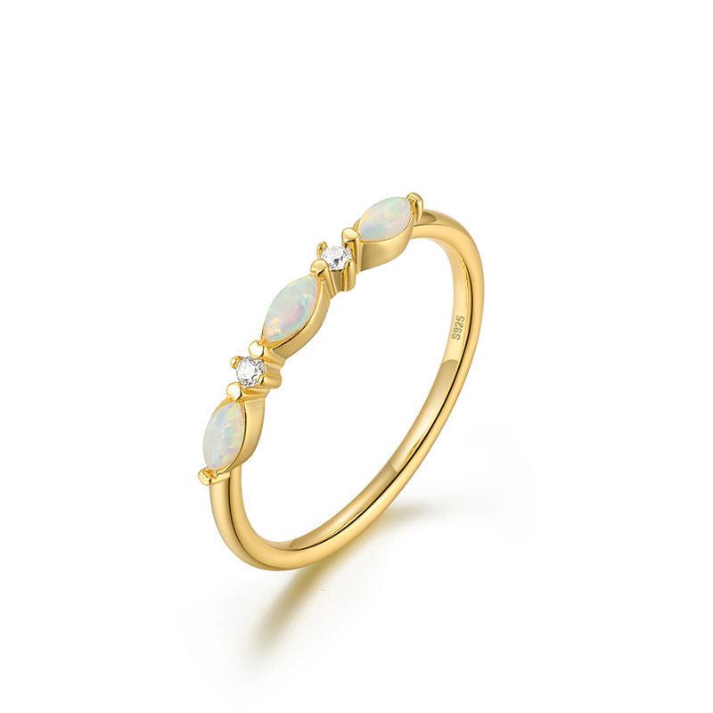 Twomoon Eleanor Opal Ring