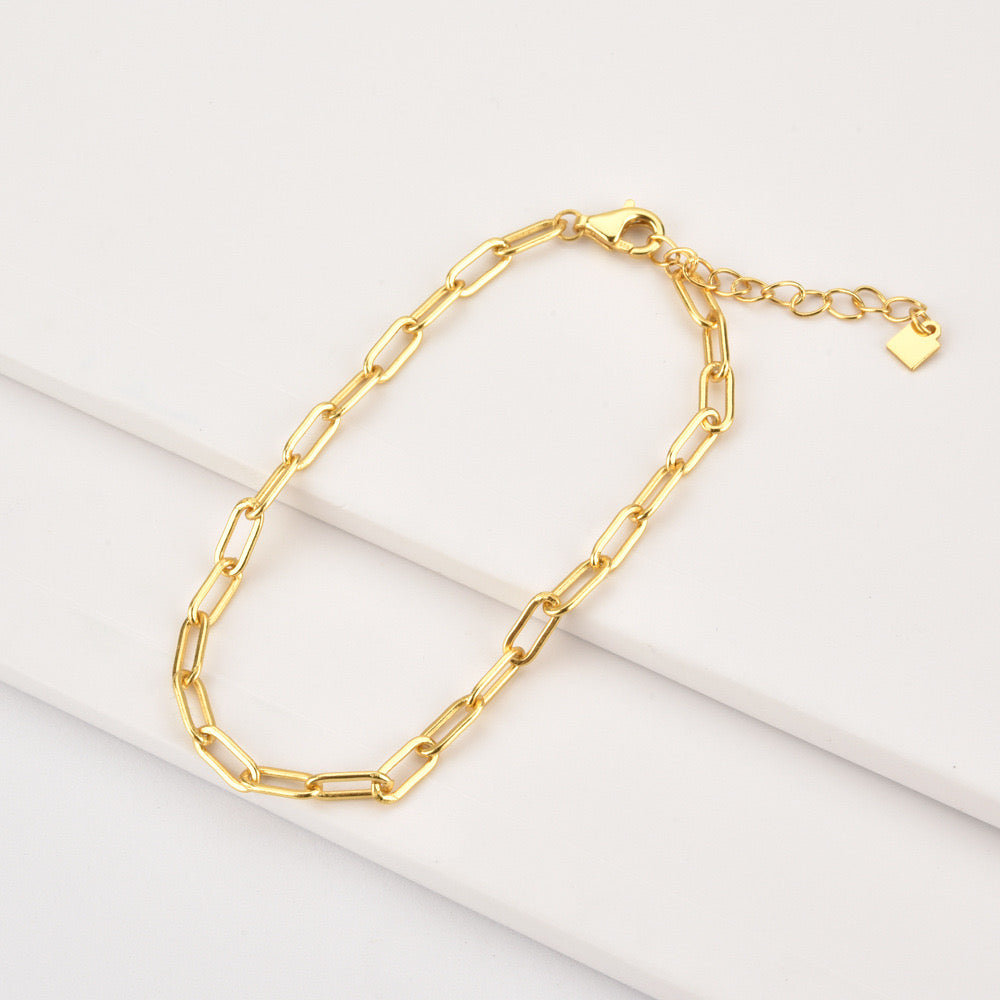 Paperclip Chain Bracelet