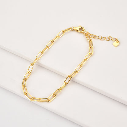 Paperclip Chain Bracelet