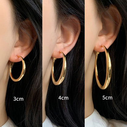 Chubby Hoop Earrings