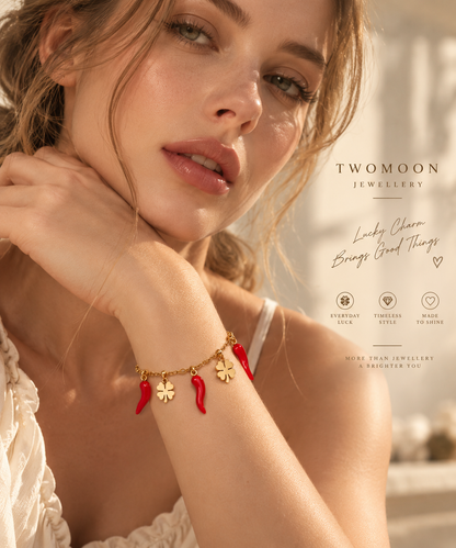 Fortuna Chilli Clover Bracelets
