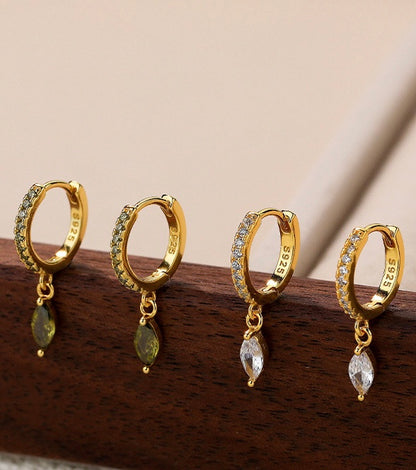 Floating Gems Earrings