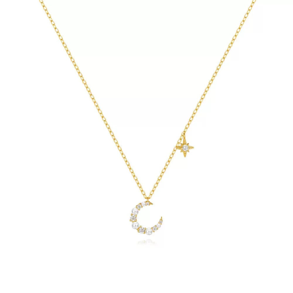 Pearl Moon Necklace