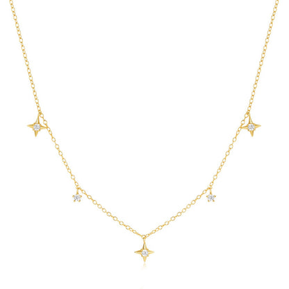 Little Cross Star Necklace