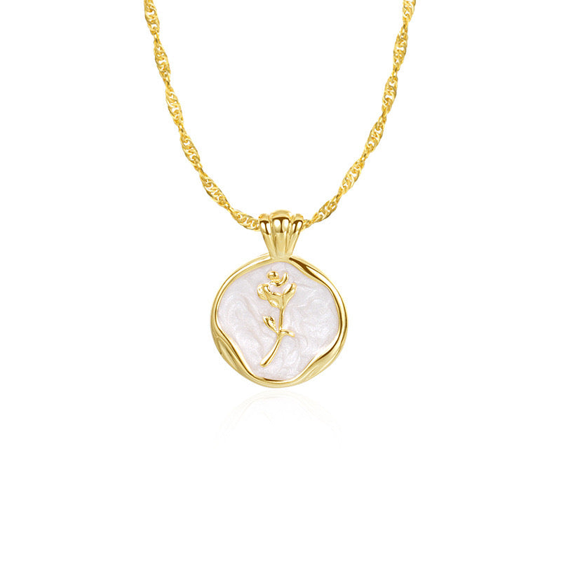 Rose Pendant Necklace