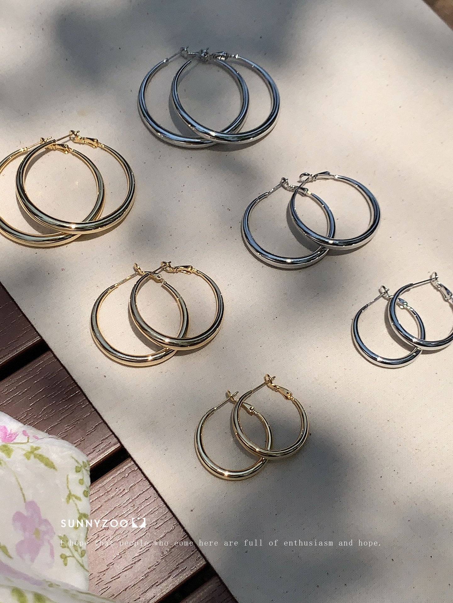 Chubby Hoop Earrings