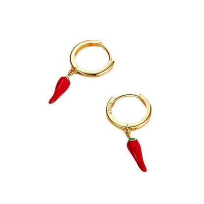 Chilli Pepper Charm Earrings