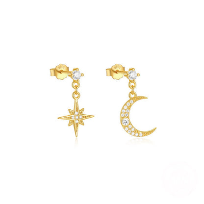 Little Moon Star Studs