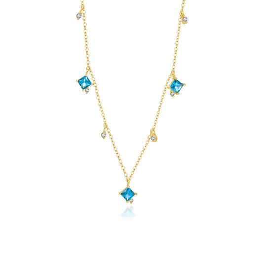 Azure Kiss Necklace