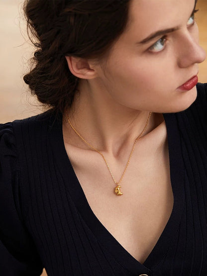 Croissant Necklace