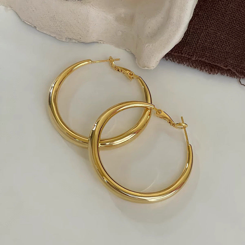 Chubby Hoop Earrings