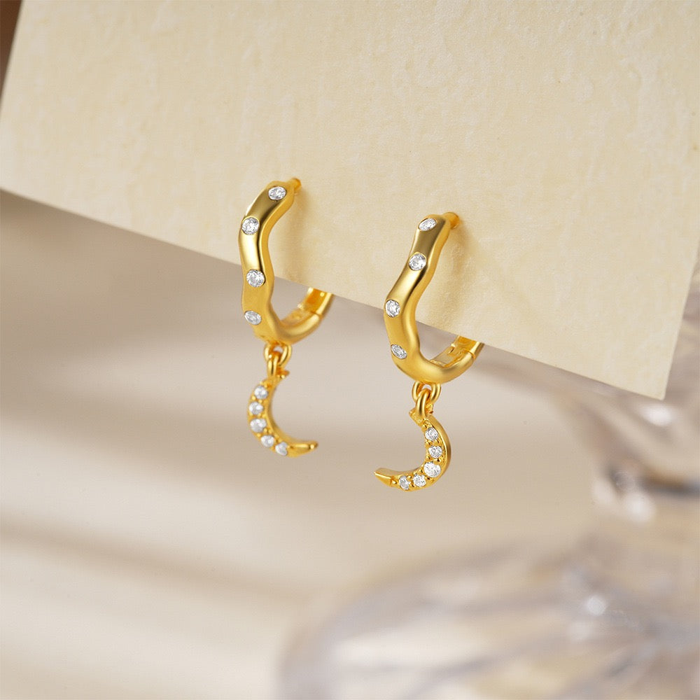 Twomoon Earrings