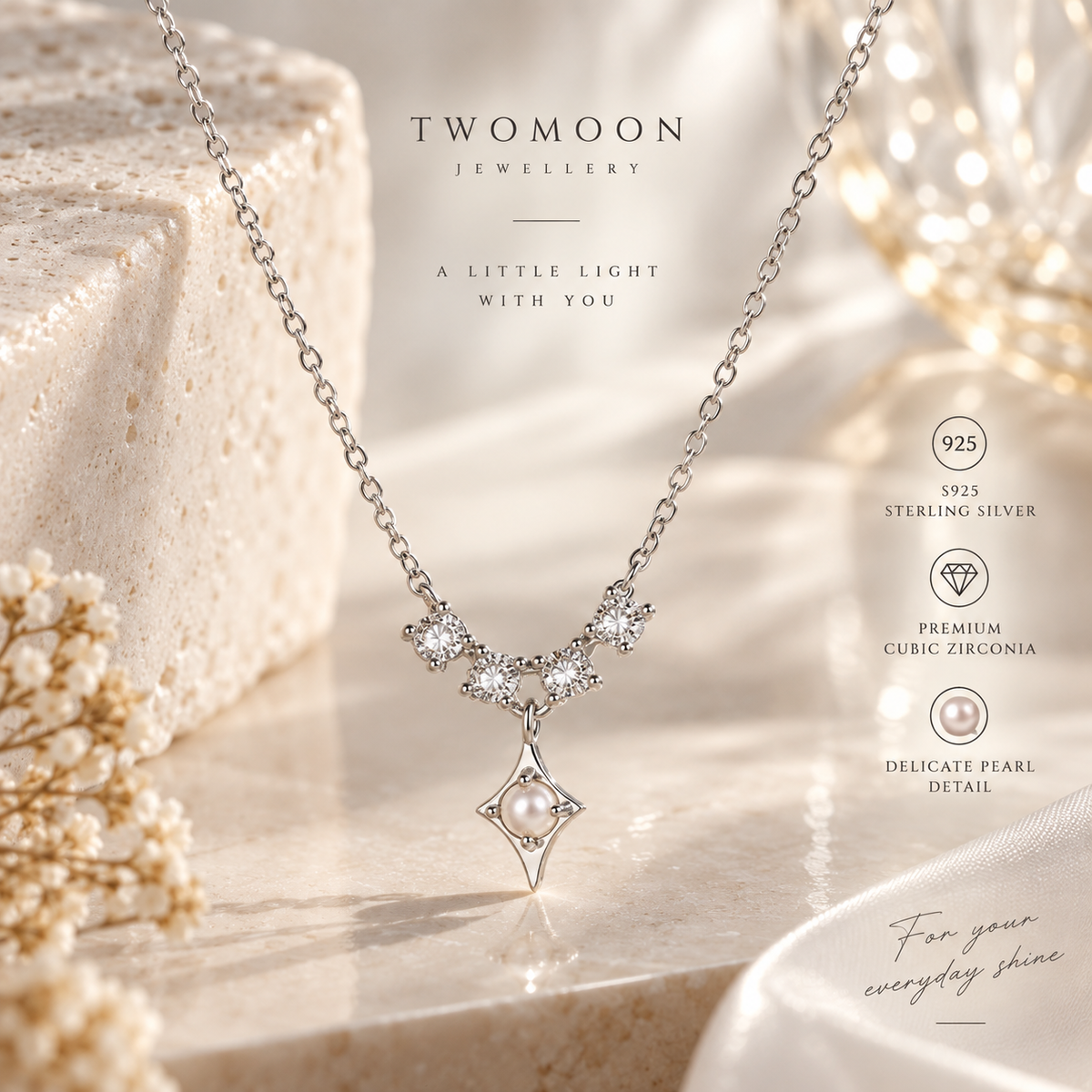 Lumière Pearl Necklace