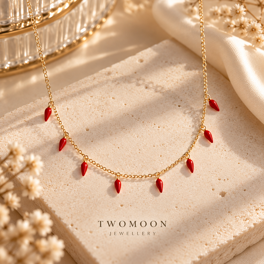 Twomoon Little Chilli Necklace