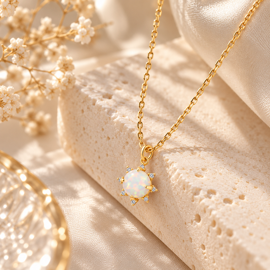 Celeste Opal Necklace