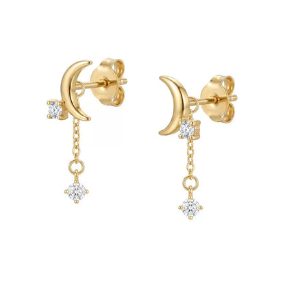 Luna Sparkle Drop Earrings