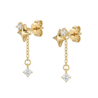 Luna Sparkle Drop Earrings