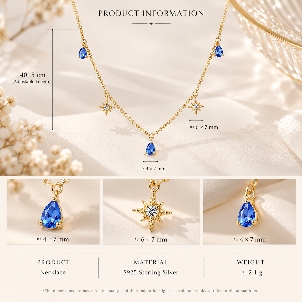 Celestial Blue Necklace