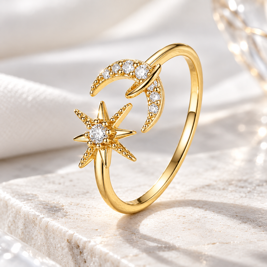 Luna Starburst Ring