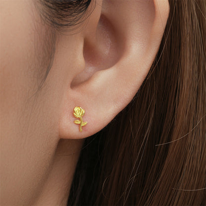 Rose Ear Studs